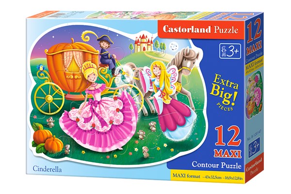 Castorland (B-120147) - "Cinderella" - 12 pezzi