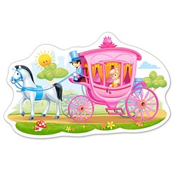 Castorland (B-015122) - "Princess in a Carriage" - 15 pezzi