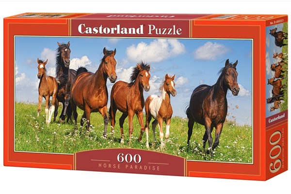 Castorland (B-060351) - "Horse Paradise" - 600 pezzi