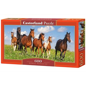 Castorland (B-060351) - "Horse Paradise" - 600 pezzi