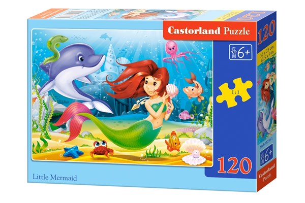 Castorland (B-13210) - "Little Mermaid" - 120 pezzi