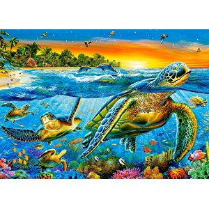 Castorland (B-018321) - "Underwater Turtles" - 180 pezzi