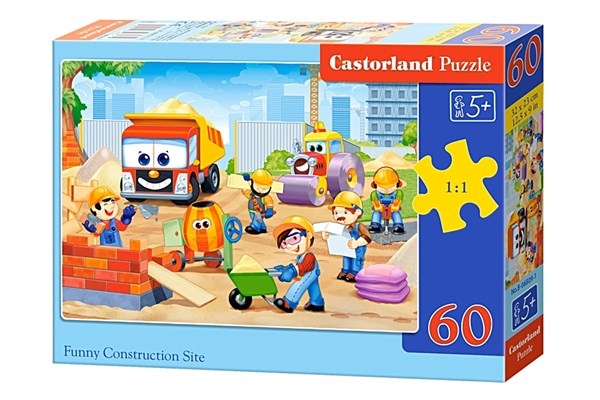 Castorland (B-06809) - "Funny Construction Site" - 60 pezzi