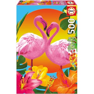 Educa (17737) - "Flamingos" - 500 pezzi