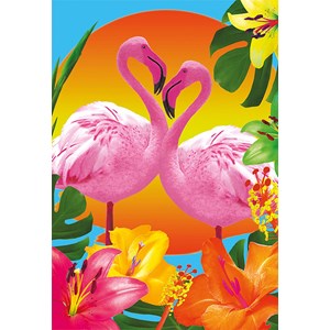 Educa (17737) - "Flamingos" - 500 pezzi