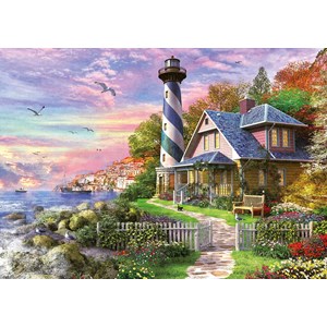 Educa (17740) - "Lighthouse at Rock Bay" - 1000 pezzi
