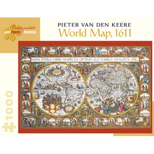 Pomegranate (AA902) - Pieter van den Keere: "World Map, 1611" - 1000 pezzi