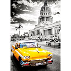 Educa (17690) - "Taxi in Havana, Cuba" - 1000 pezzi