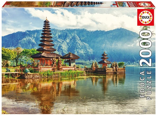 Educa (17674) - "Temple Ulun Danu, Bali, Indonesia" - 2000 pezzi
