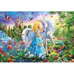 Educa (17654) - "The princess and the unicorn" - 1000 pezzi