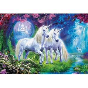 Educa (17648) - "Unicorns in the forest" - 500 pezzi