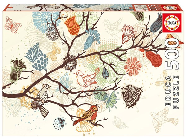 Educa (17646) - "Floral composition" - 500 pezzi