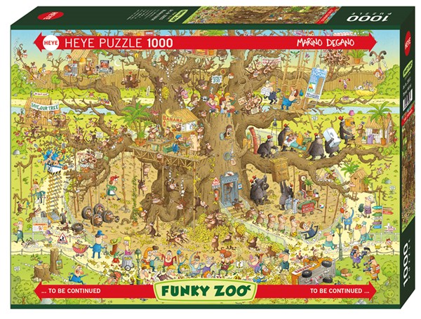 Heye (29833) - Marino Degano: "Monkey Habitat" - 1000 pezzi