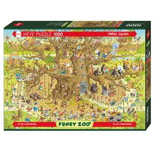 Heye (29833) - Marino Degano: "Monkey Habitat" - 1000 pezzi