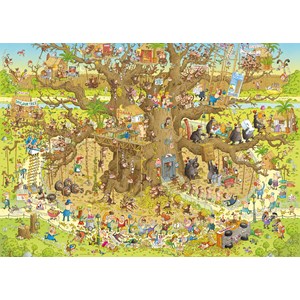 Heye (29833) - Marino Degano: "Monkey Habitat" - 1000 pezzi