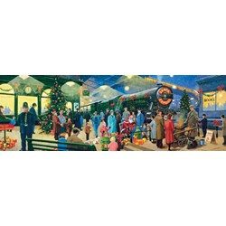 Clementoni (39247) - "Christmas Santa Express Locomotive" - 1000 pezzi