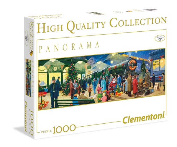Clementoni (39247) - "Christmas Santa Express Locomotive" - 1000 pezzi