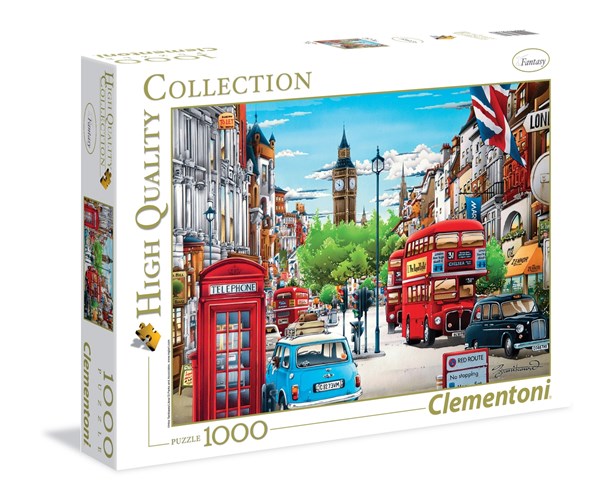 Clementoni (39339) - Hiro Tanikawa: "London" - 1000 pezzi