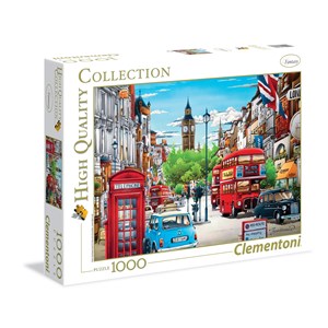 Clementoni (39339) - Hiro Tanikawa: "London" - 1000 pezzi
