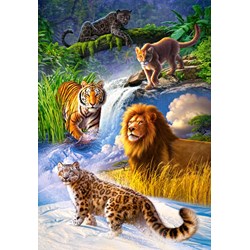 Castorland (C-103553) - "Big Cats" - 1000 pezzi