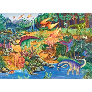 Step Puzzle (70101) - "Dinosaurs" - 34 pezzi