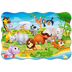Castorland (C-02276) - "African Animals" - 20 pezzi