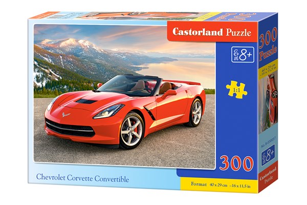 Castorland (B-030057) - "Chevrolet Corvette Convertible" - 300 pezzi