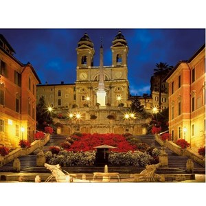Ravensburger (16370) - "Piazza di Spagna, Rome, Italy" - 1500 pezzi