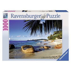 Ravensburger (19018) - "Behind the Palm Trees" - 1000 pezzi