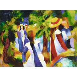 Ravensburger (14024) - August Macke: "Girls under Trees" - 300 pezzi
