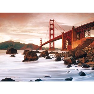 Clementoni (30105) - "San Francisco, At the Foot of the Golden Gate" - 500 pezzi