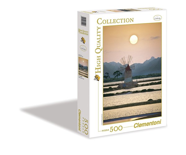 Clementoni (30102) - "Salt Evaporation Ponds in Italy" - 500 pezzi