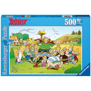 Ravensburger (14197) - "Asterix and Obelix, Asterix at the Village" - 500 pezzi