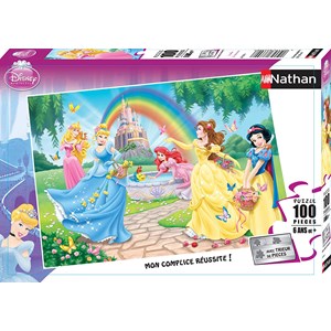 Nathan (86708) - "The Princesses' Garden" - 100 pezzi