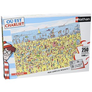 Nathan (86947) - "Where's Wally? Wally at the Beach" - 250 pezzi