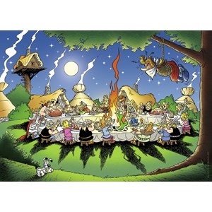 Nathan (87737) - "Asterix and Obelix, The Banquet" - 1500 pezzi