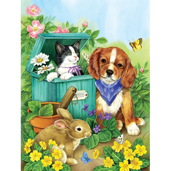 SunsOut (16048) - Jane Maday: "Precious Pets" - 500 pezzi
