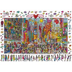 Ravensburger (19069) - James Rizzi: "Times Square, Everyone Should Go There" - 1000 pezzi
