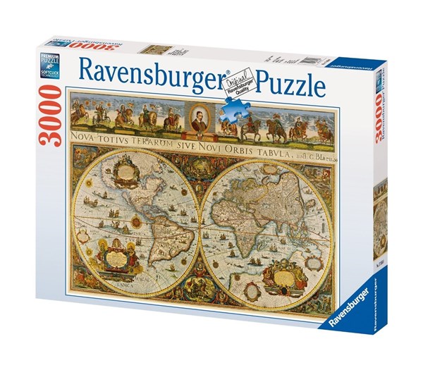 Ravensburger (17054) - "World Map, 1665" - 3000 pezzi