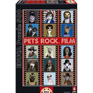 Educa (15553) - "Pets Rock Film" - 500 pezzi