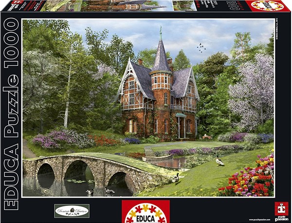 Educa (15519) - Dominic Davison: "Cobbled Bridge Cottage" - 1000 pezzi