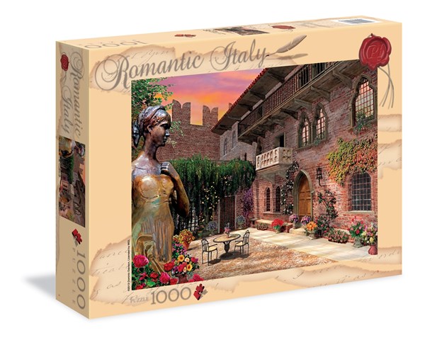 Clementoni (39243) - Dominic Davison: "Romantic Verona" - 1000 pezzi