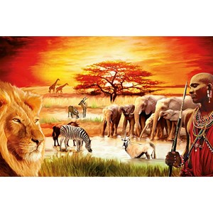Ravensburger (17056) - "Savannah Masai" - 3000 pezzi