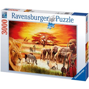 Ravensburger (17056) - "Savannah Masai" - 3000 pezzi