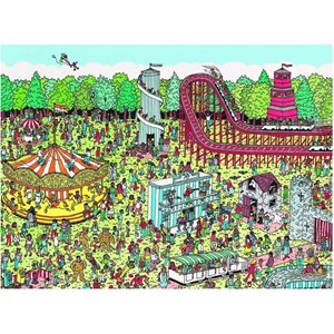 Nathan (87114) - "Where is Charlie? At the Funfair" - 500 pezzi