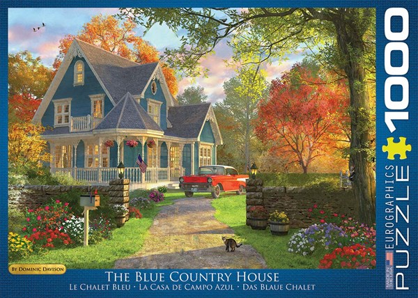 Eurographics (6000-0978) - Dominic Davison: "The Blue Country House" - 1000 pezzi