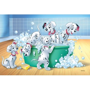 Trefl (17154) - "The 101 Dalmatians, In the Bath" - 60 pezzi