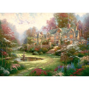 Schmidt Spiele (57453) - Thomas Kinkade: "The House in the Country" - 2000 pezzi