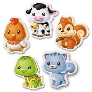Educa (13473) - "Animals" - 3 4 5 pezzi
