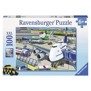 Ravensburger (10763) - "Airfield" - 100 pezzi